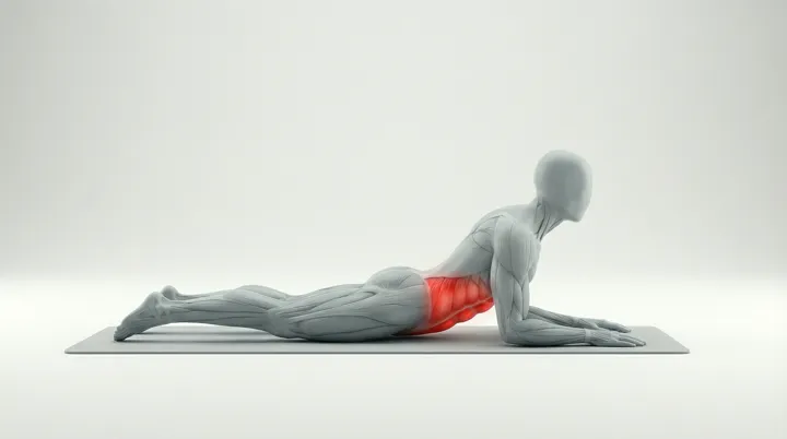 Abdominals Stretch Variation One, 3D demonstration