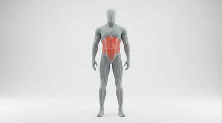 Abdominals Stretch Variation Two, 3D demonstration