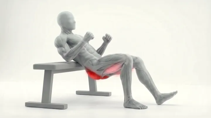 B-Stance Hip Thrust, 3D demonstration
