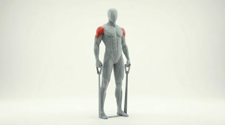 Band Lateral Raise, 3D demonstration