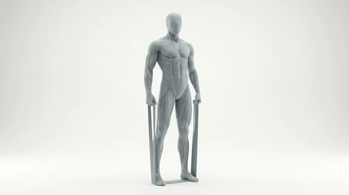 Band Romanian Deadlift, 3D demonstration