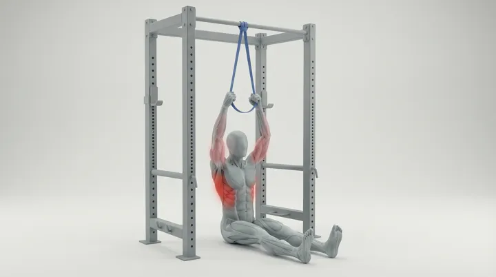 Band Seated Pulldown, 3D demonstration