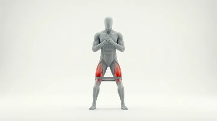 Band Squat, 3D demonstration