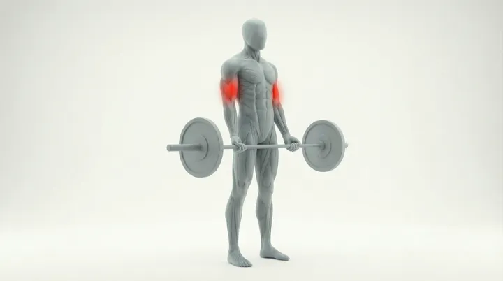 Barbell Curl, 3D demonstration