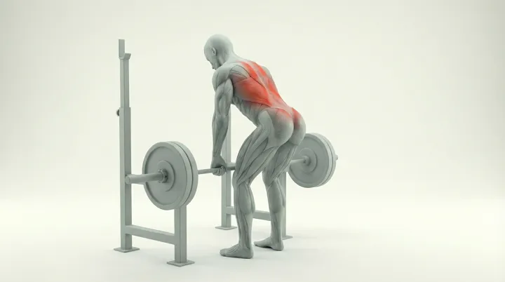 Barbell Rack Pull, 3D demonstration
