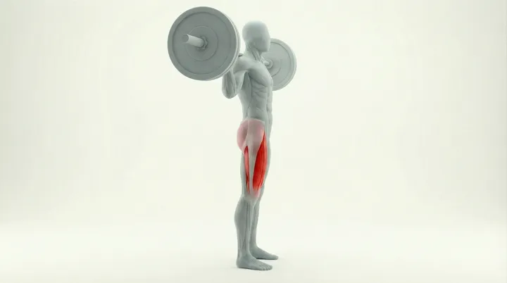 Barbell Squat, 3D demonstration