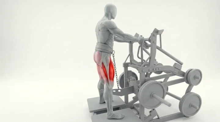 Belt Squat, 3D demonstration