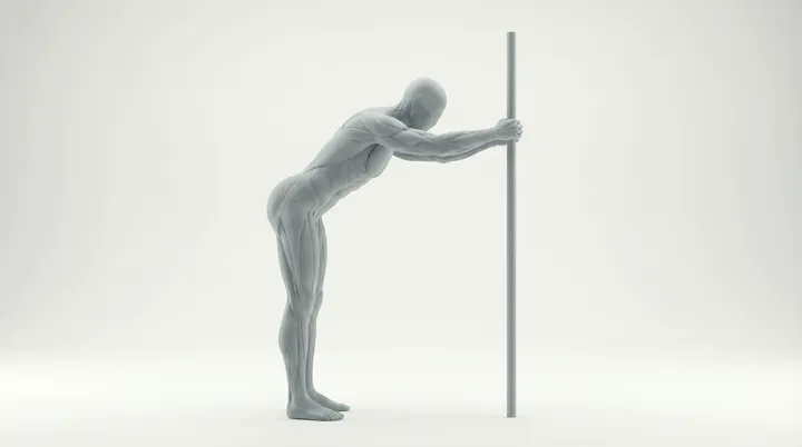 Bodyweight Donkey Calf Raise, 3D demonstration