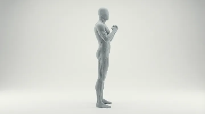Bodyweight Reverse Lunge, 3D demonstration