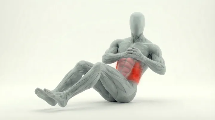 Bodyweight Russian Twist, 3D demonstration