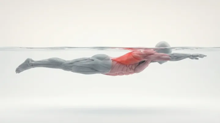 Breaststroke Swim, 3D demonstration