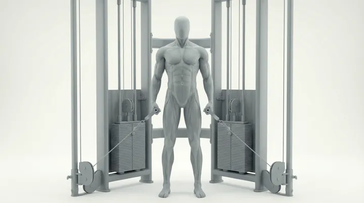 Cable 30 Degree Shrug, 3D demonstration