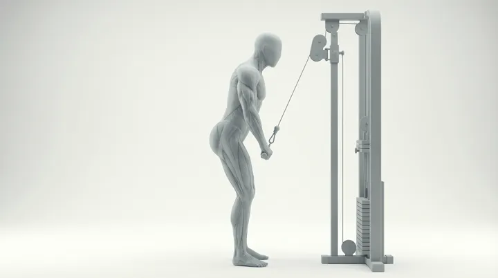 Cable Bar Pushdown, 3D demonstration