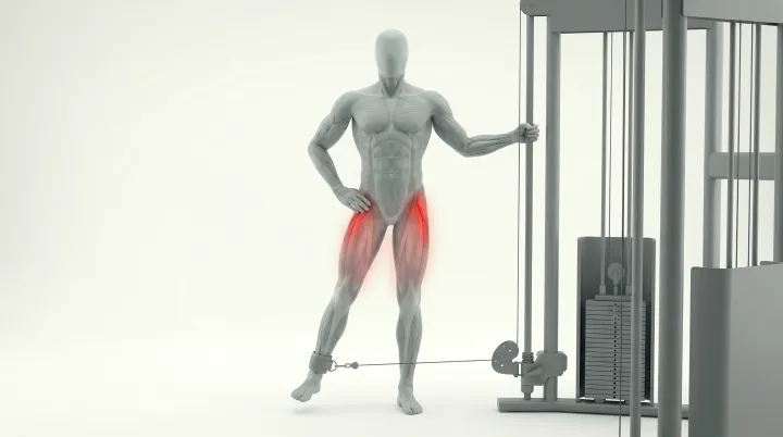 Cable Hip Abduction, 3D demonstration