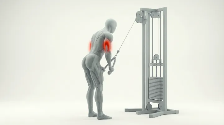 Cable Rope Pushdown, 3D demonstration