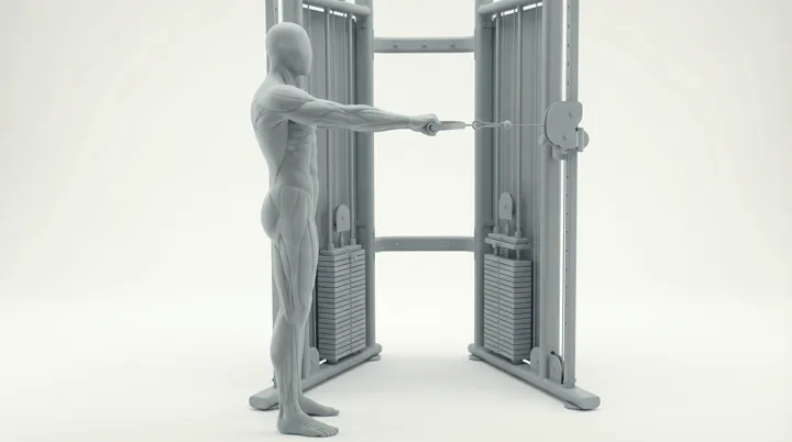 Cable Supinating Row, 3D demonstration