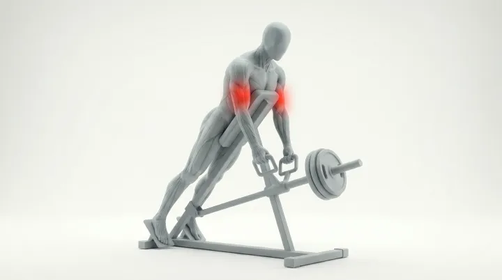Chest-Supported T-Bar Row, 3D demonstration