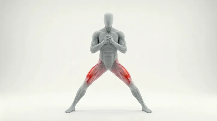 Cossack Squat, 3D demonstration