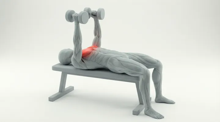 Dumbbell Chest Fly, 3D demonstration