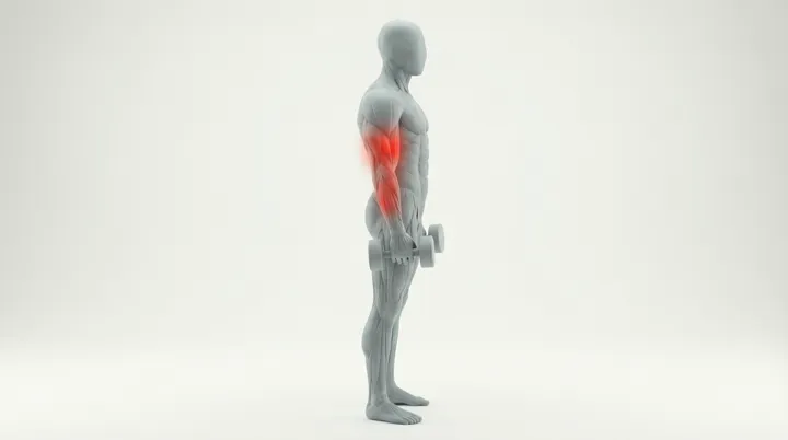 Dumbbell Hammer Curl, 3D demonstration