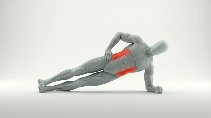Elbow Side Plank, 3D demonstration