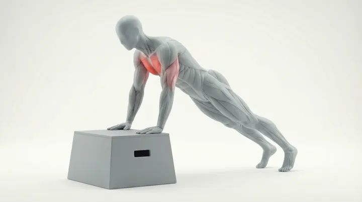 Incline Push Up, 3D demonstration