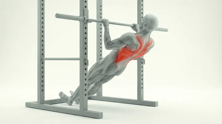 Inverted Row, 3D demonstration