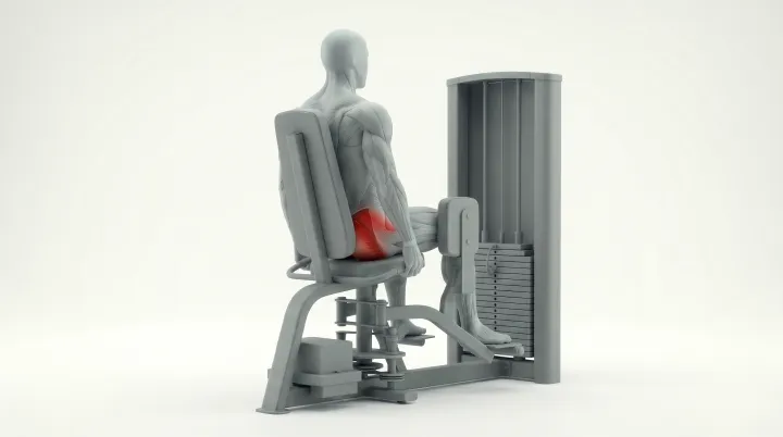 Machine Hip Abduction, 3D demonstration
