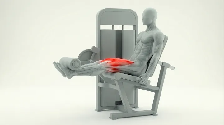 Machine Leg Extension, 3D demonstration