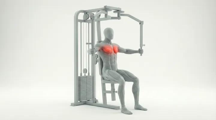 Machine Pec Fly, 3D demonstration