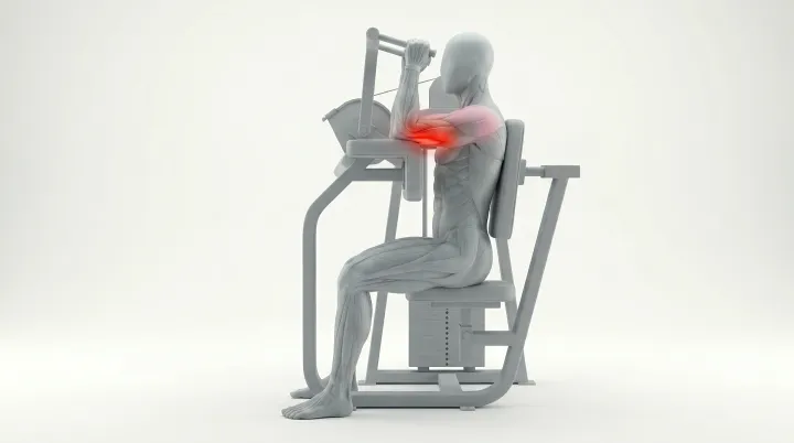 Machine Tricep Extension, 3D demonstration