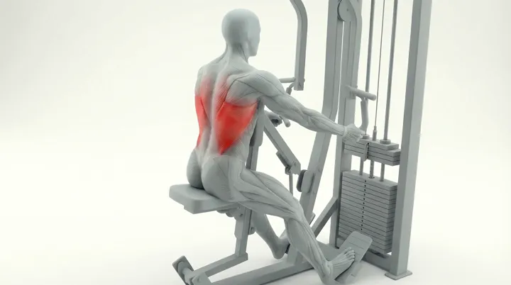 Machine Underhand Row, 3D demonstration