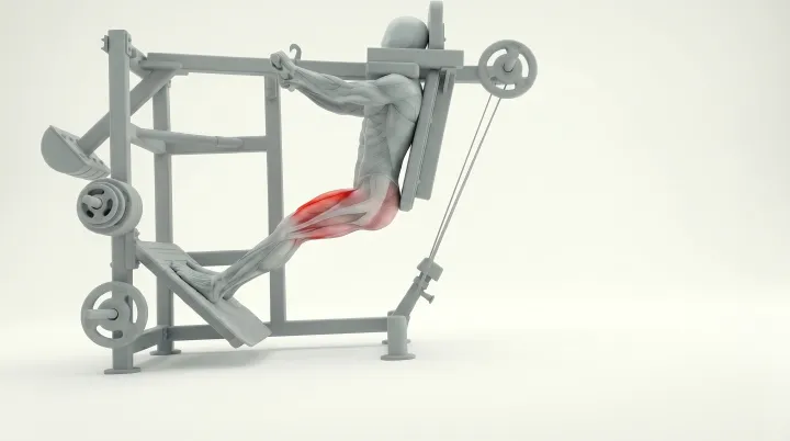 Pendulum Squat / V-Squat, 3D demonstration