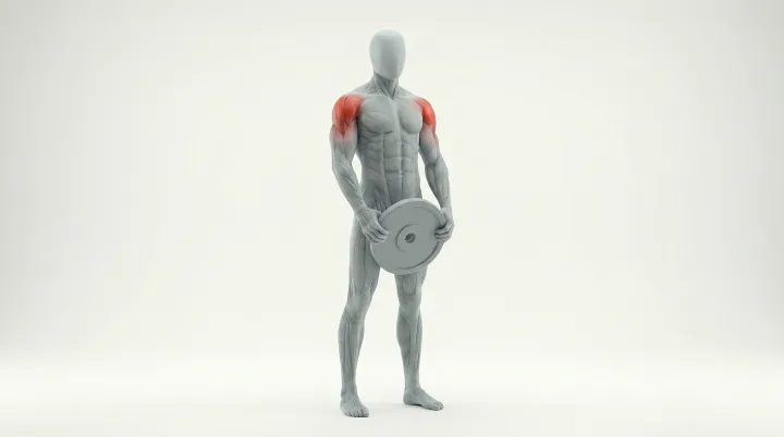 Plate Front Raise, 3D demonstration