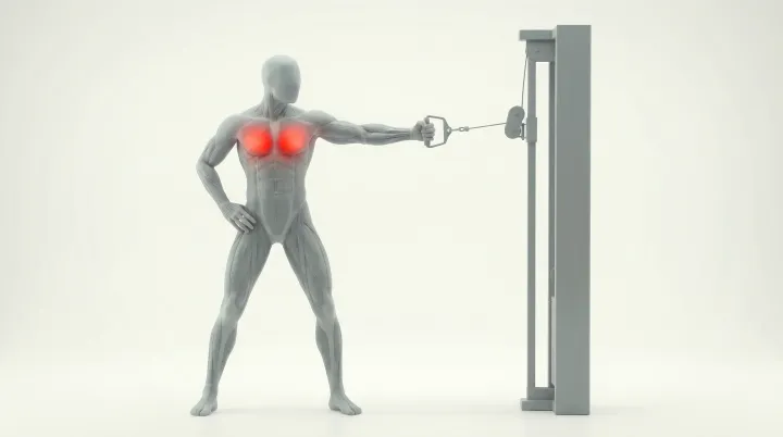 Single-Arm Cable Fly, 3D demonstration