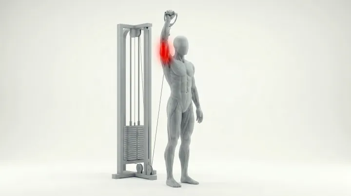Single-Arm Overhead Cable Extension, 3D demonstration
