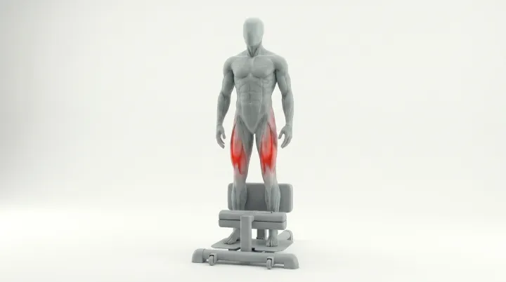 Sissy Squat, 3D demonstration