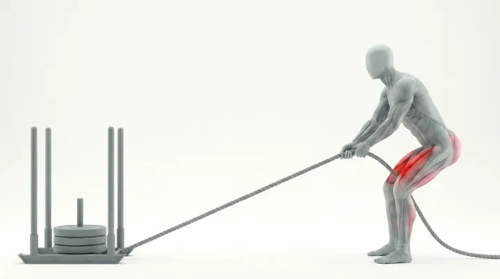 Sled Pull, 3D demonstration