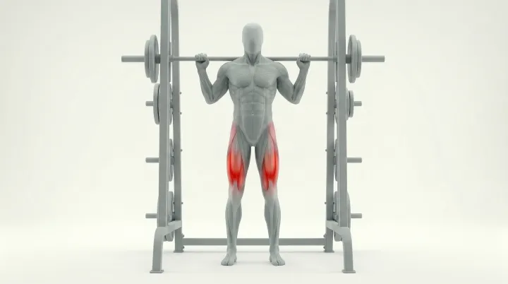 Smith Machine Squat, 3D demonstration