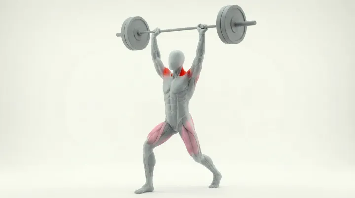 Split Jerk, 3D demonstration