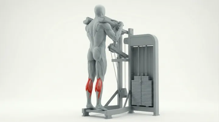 Standing Calf Raise (Machine), 3D demonstration