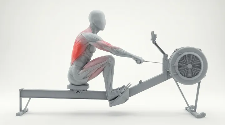Steady-State Rowing Machine, 3D demonstration
