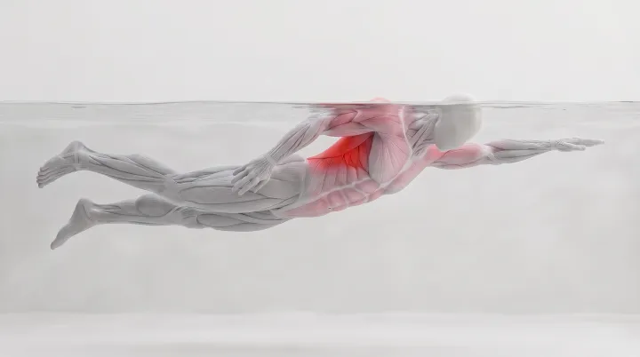 Swim Kick Drill, 3D demonstration